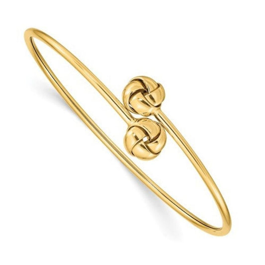    armband-knupfen-585-14-karat-gelbgold-love-knot-flexible-armband-2mm