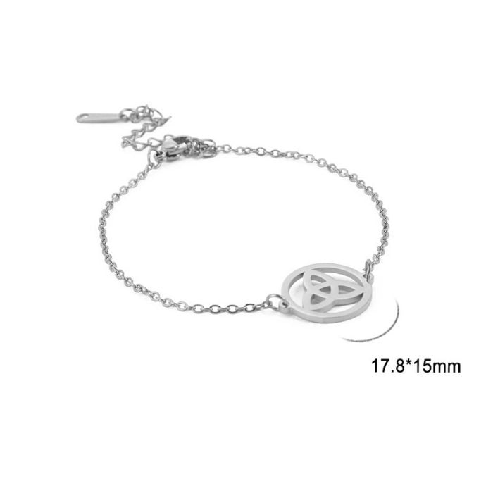  Analyzing image     armband-knupfen-damen-irland-keltischer-knoten-316l-edelstahlarmband