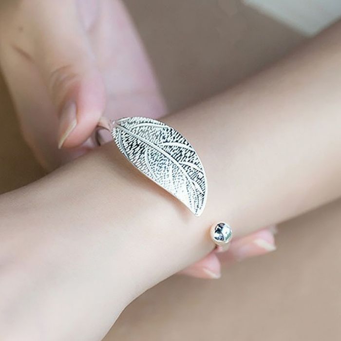 edelstahlarmband-damen-316l-edelstahl-silber-farbe-manschette-armband-open-leaf-shaped-einstellbar