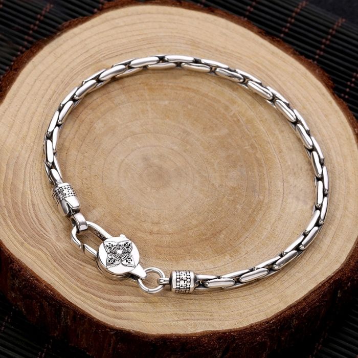 edelstahlarmband-herren-versilbertes-neu-retro-vajra-verschluss-schlange-knochenarmband