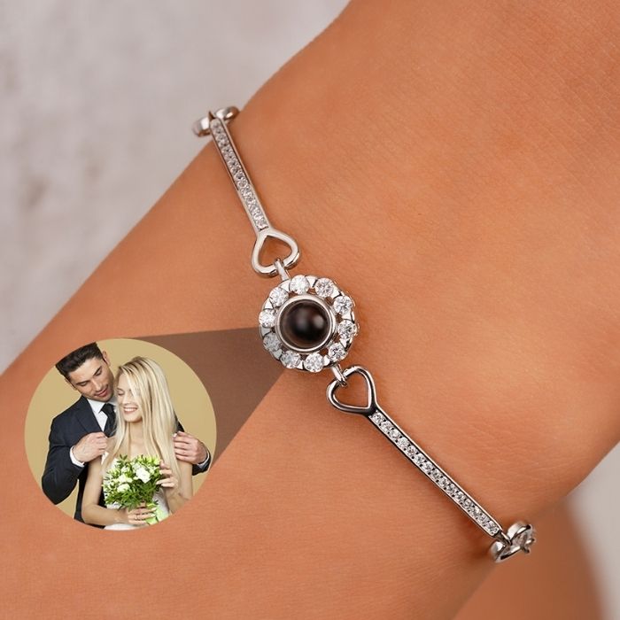 Fotoarmband Sonnenblume 