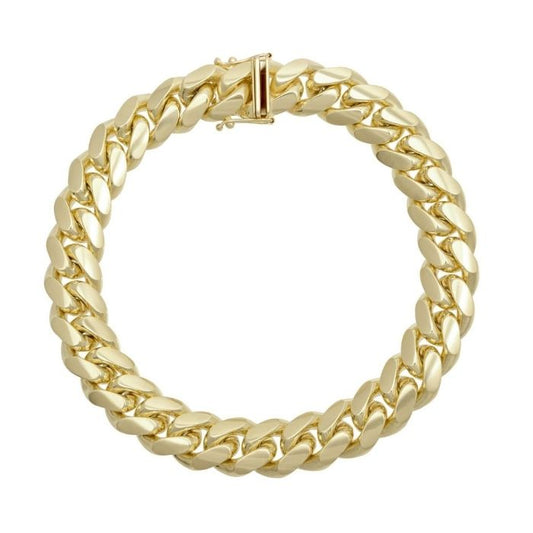 Gold Armband Damen 10K Solid Miami