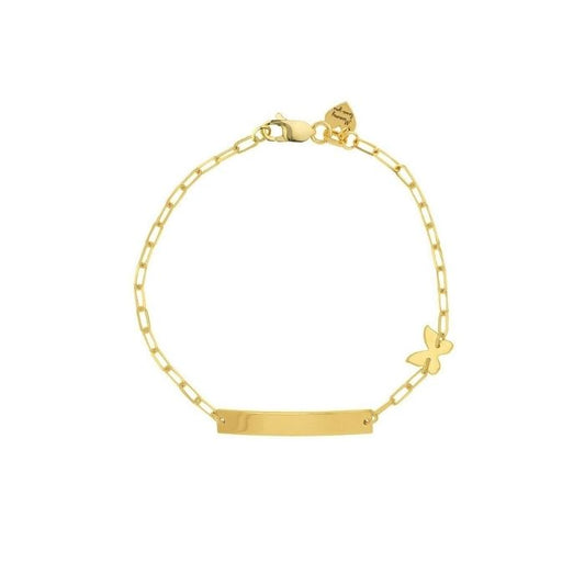 Gold Armband Baby Massiv 14K