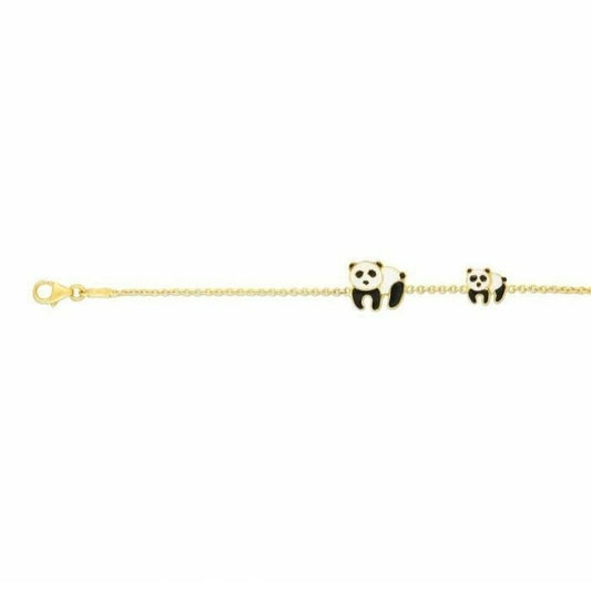 Gold Armband Baby Kinder-Panda