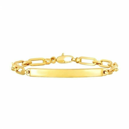 Gold Armband Damen ID Armband 14K