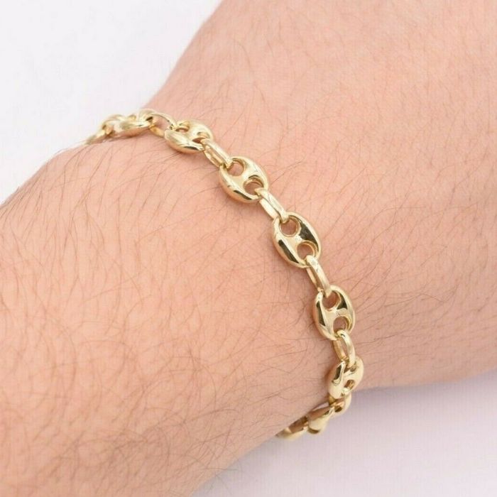 Gold Armband Herren 10K Gelbgold 