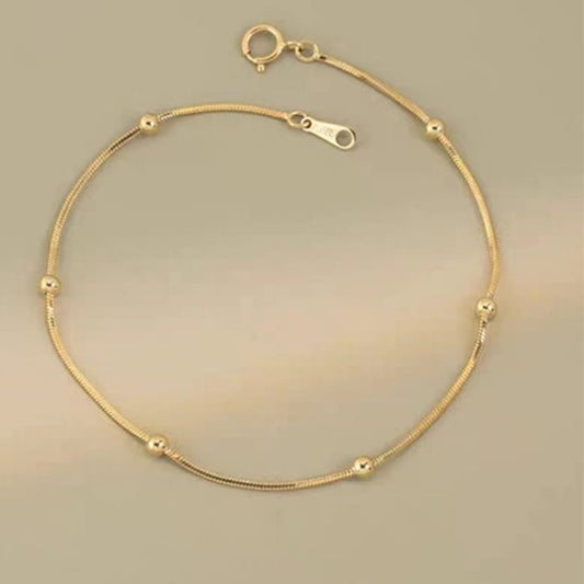 Goldarmband Damen - 18K Gold Schlange Vintage Armband
