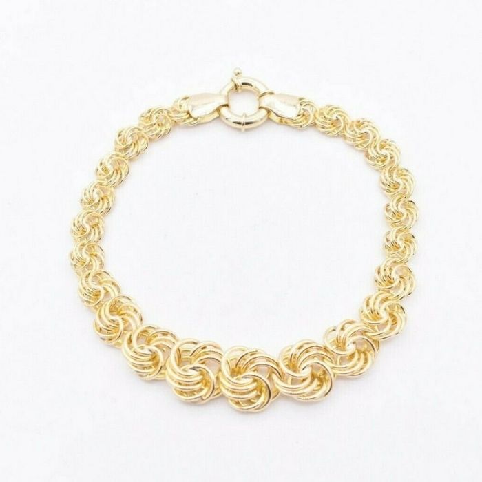 goldarmband-damen-417-karat-abgestufte-rosetta-rose-knot-kette-armband-senora-verschluss-10-karat-gold