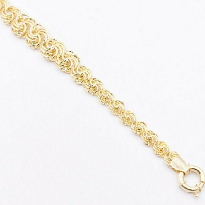 goldarmband-damen-417-karat-abgestufte-rosetta-rose-knot-kette-armband-senora-verschluss-10-karat-gold