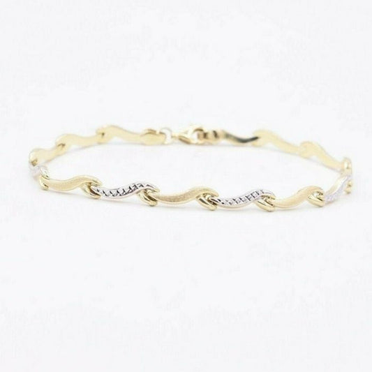 goldarmband-damen-417-karat-stampato-armband-mit-gewellten-umarmungen-und-kusse-design-echt-10k-gelb-weiss-gold