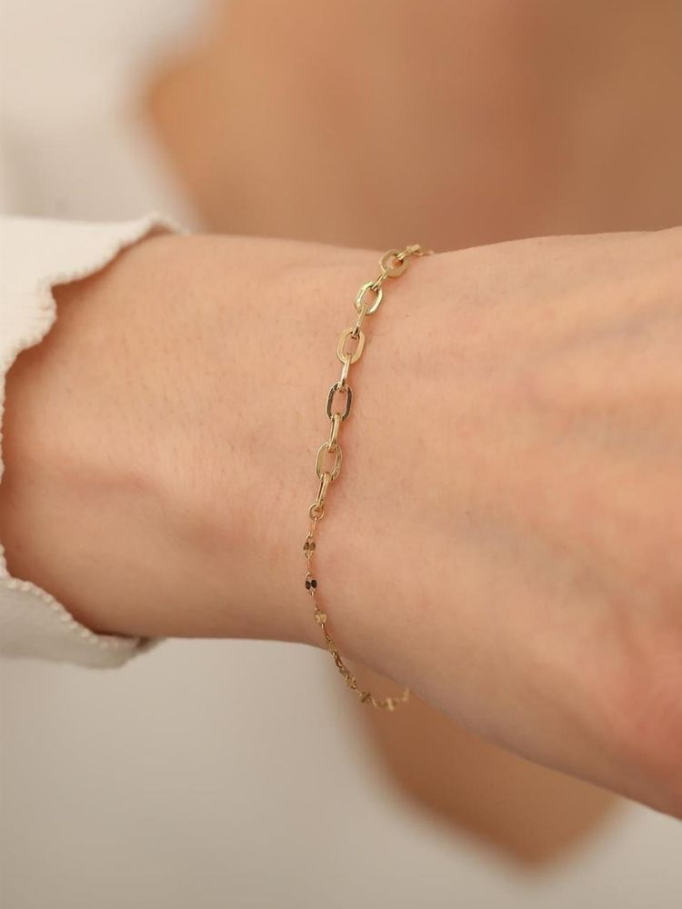 goldarmband-damen-585-14-karat-gold-dimida-spiegel-buroklammer-armband