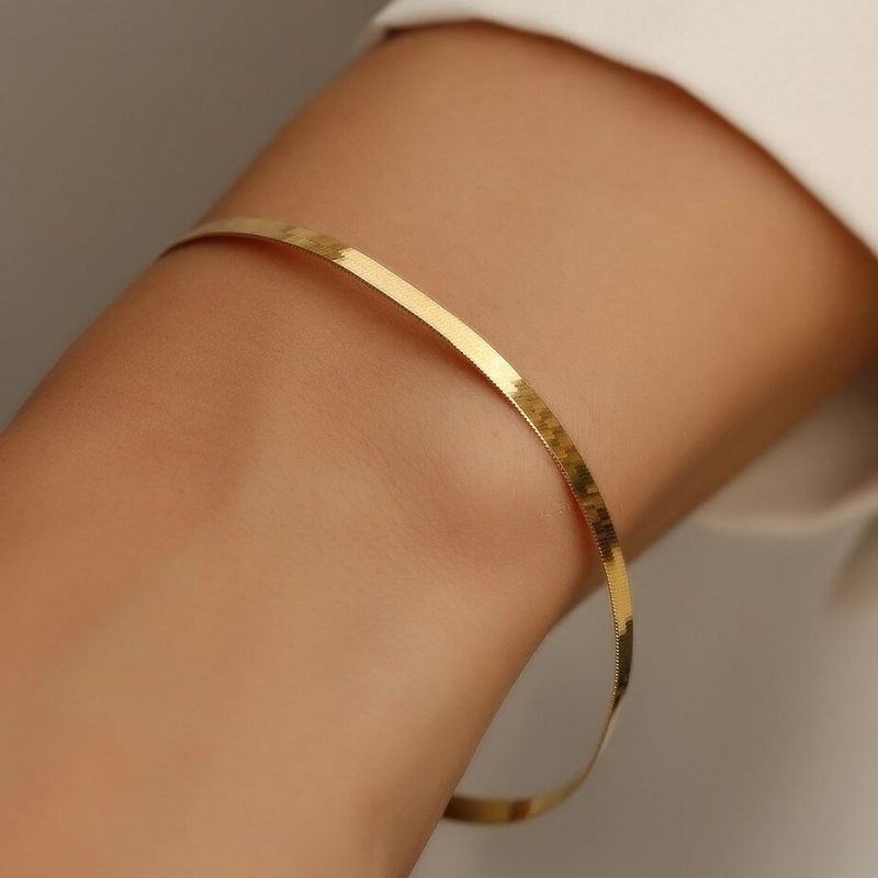 goldarmband-damen-585-14-karat-gold-fischgrat-armband-hochglanz-fischgrat-kette-3.5mm