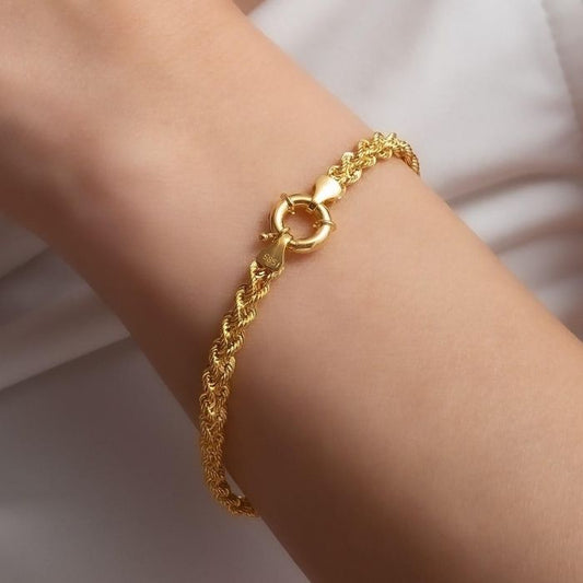 goldarmband-damen-585-14-karat-gold-zweireihiges-gedrehtes-armband