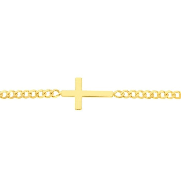 goldarmband-damen-585-echt-14-karat-gold-heilig-gold-kreuz-armband