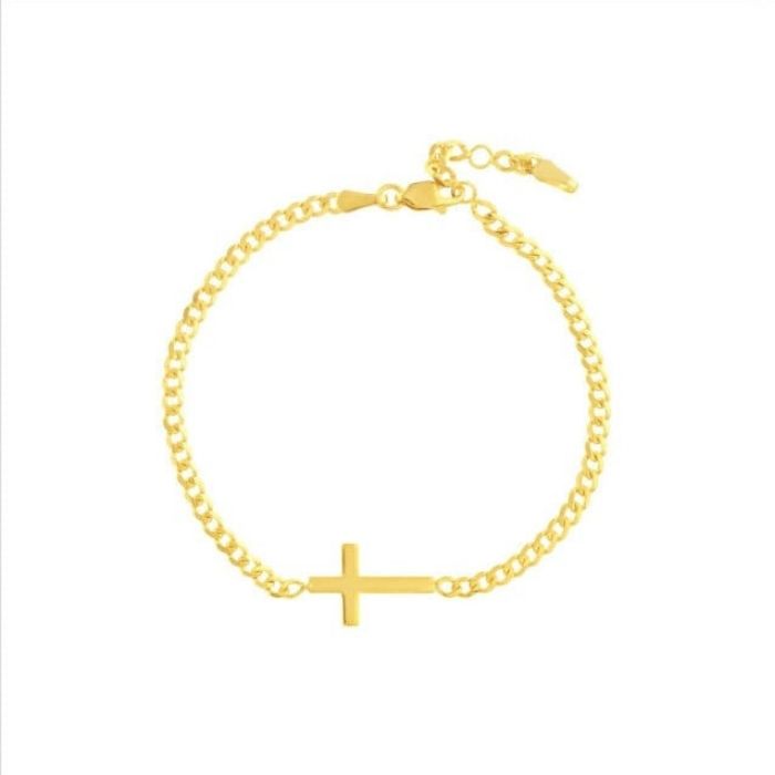 goldarmband-damen-585-echt-14-karat-gold-heilig-gold-kreuz-armband