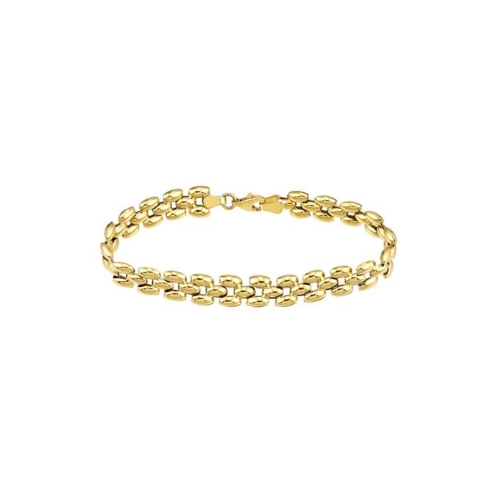 goldarmband-damen-585-karat-8mm-mehrreihiges-ooliertes-armband-7.25-zoll-8mm