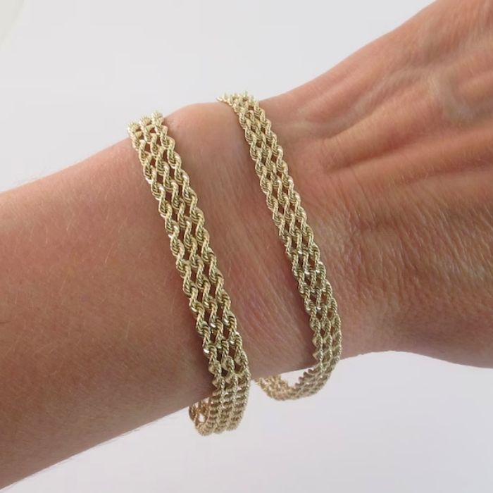     goldarmband-damen-585-karat-gold-armband-damen-14k-solid-gelb-gold-seil-armband-fur-damen