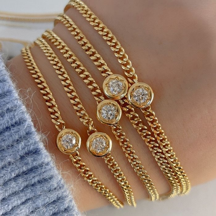 goldarmband-damen-750-karat-echtes-18k-reines-gelbgold-echt-diamant-8-zackiger-stern-kuba-kette-rundes-armband