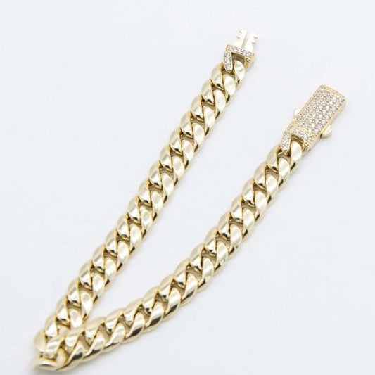 goldarmband-damen-herren-585-14-karat-gold-7.5mm-miami-cuban-gliederkette-armband