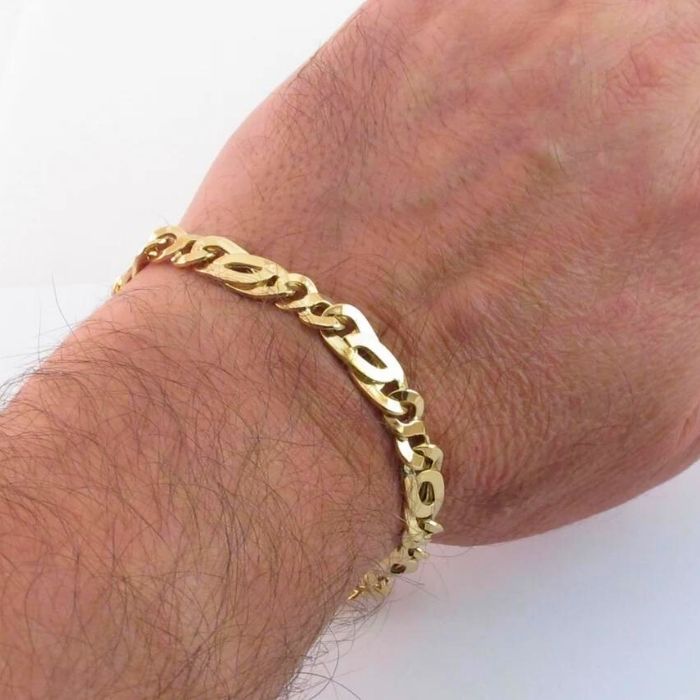 goldarmband-herren-585-karat-gold-herren-armband-14k-gold-herren-tigerauge-glieder-armband-21cm-14gr