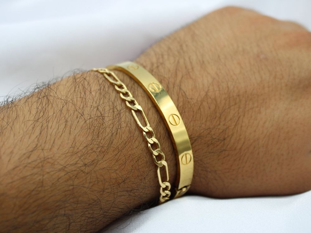 goldarmband-herren-damen-417-massives-10-karat-gold-massives-figaro-armband-au414