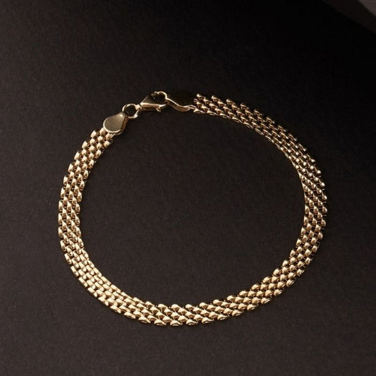 goldarmband-herren-damen-585-14-karat-echtgold-bismarck-kettenarmband-schlangenarmband