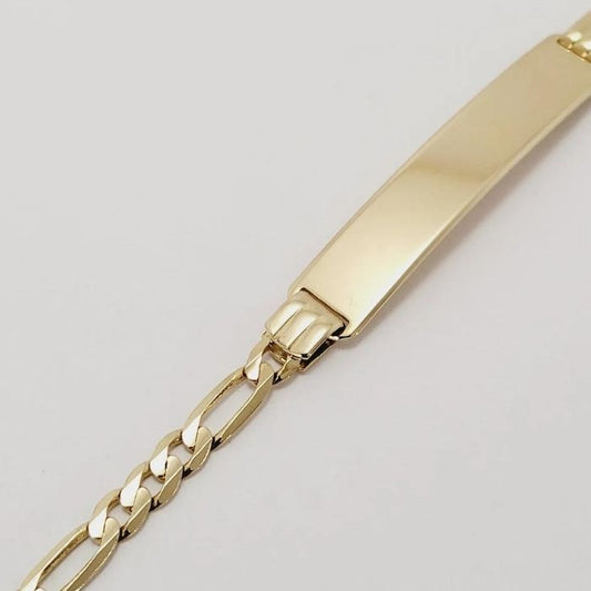        goldarmband-mit-gravur-417-echte-10-karat-gelbgold-taufarmband-figaro-link-id-armband