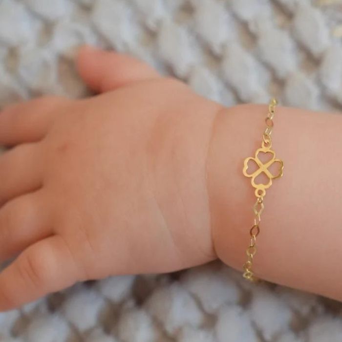 kleeblatt-armband-gold-baby-kinder-585-solid-14-karat-vierblattriges-glucksarmband-charm-verstellbares-kinderarmband