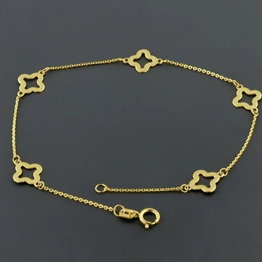kleeblatt-armband-gold-damen-585-14-karat-kleeblatt-armband-flachkabel-glucksarmband