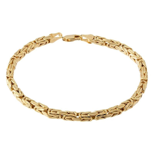 konigskette-armband-gold-damen-herren-585-14-karat-gold-byzantinisches