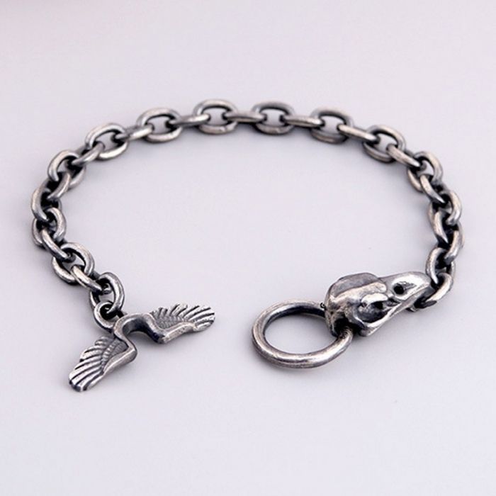 silberarmband-damen-herren-thailandische-silber-handgemachte-krahe-schadel-herren-unddamen-armband-echte-s925-sterling-silber-paar-armband