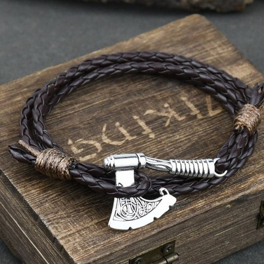 wikinger-armband-316l-edelstahl-axt-wikinger-armband-irish-knot-piraten-axt-handmade-geflochten