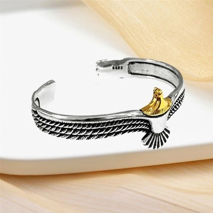 wikinger-armband-herren-damen-326l-edelstahl-tribal-wildlife-jewellery-indischer-adlerflugel-armband